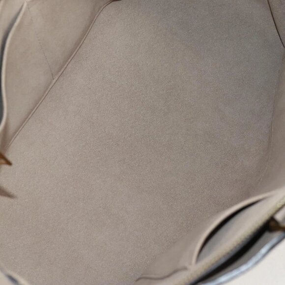 LOUIS VUITTON Monogram Empreinte Grand Palais MM Bag Beige M45833 LV Auth PP672M - Picture 13 of 16